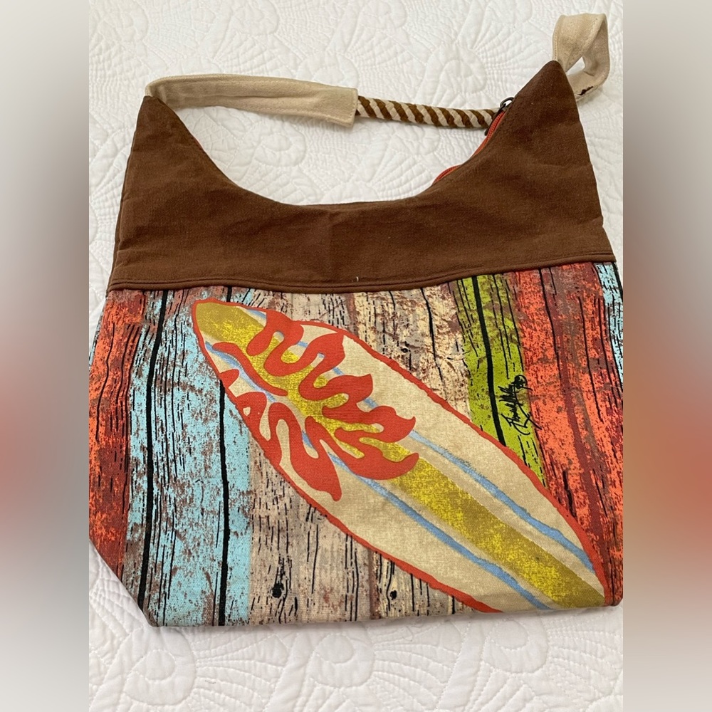 Sun'N'Sand - Medium Scoop Tote - Surf's Up Bag Purse - Picture 5 of 13
